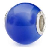 Runder blauer Achat - NEU -