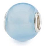 Runder hellblauer Achat - NEU -