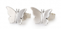 Fl�gelschlag Ohrstecker, Silber